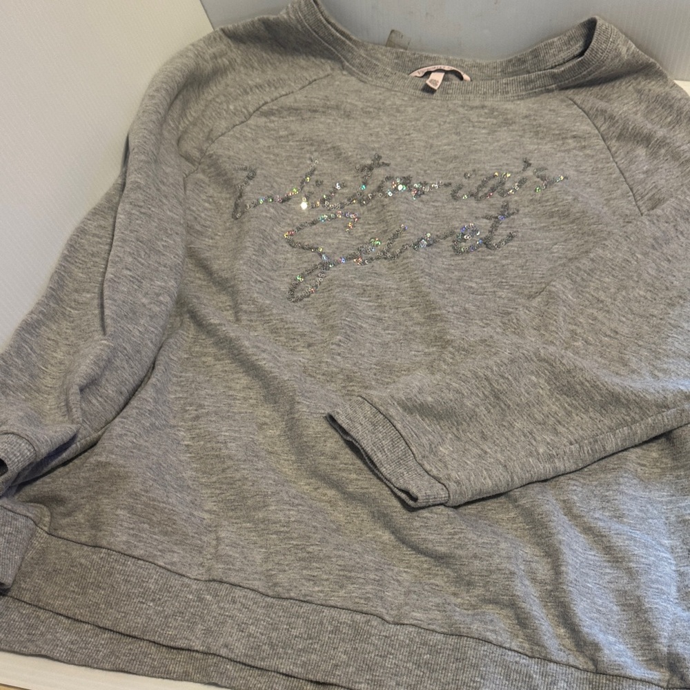 Victoria's Secret Heather Gray Pullover